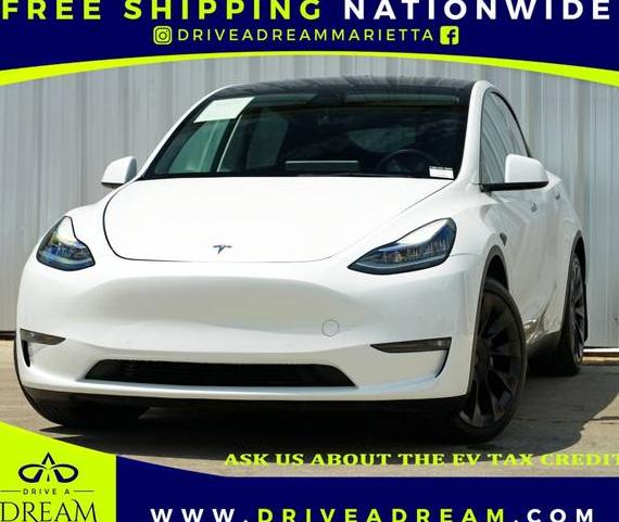 TESLA MODEL Y 2021 5YJYGDEE2MF146143 image